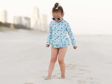 Load image into Gallery viewer, NEW |  Isabella Rashie Set in Blue Bow Daisy