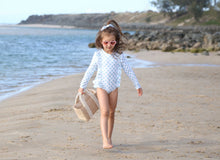 Load image into Gallery viewer, Blue Posy - Matching Bundle &amp; Save (Swimsuit, Hat &amp; Scrunchie)