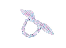 Load image into Gallery viewer, Scrunchie in Rainbow Mini Check